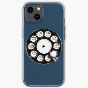 Vintage Rotary Dial Phone, Retro Phone iPhone Case